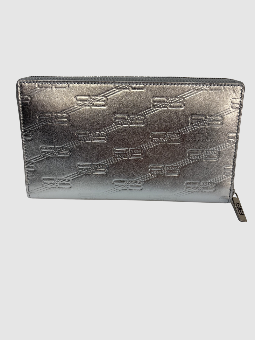 Silberfarbenes Portemonnaie von Balenciaga