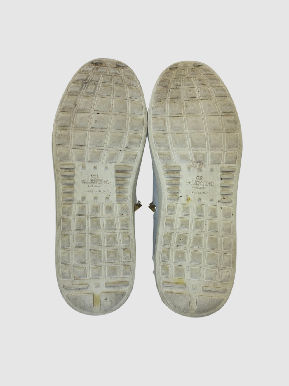 Weiße Rockstud Untitled Sneaker von Valentino Garavani