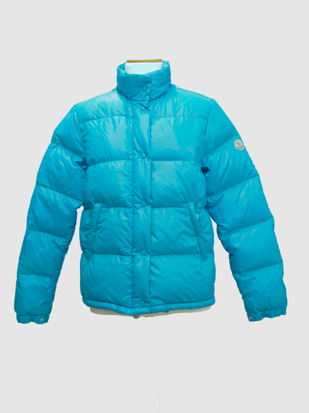 Türkise Daunenjacke von Moncler