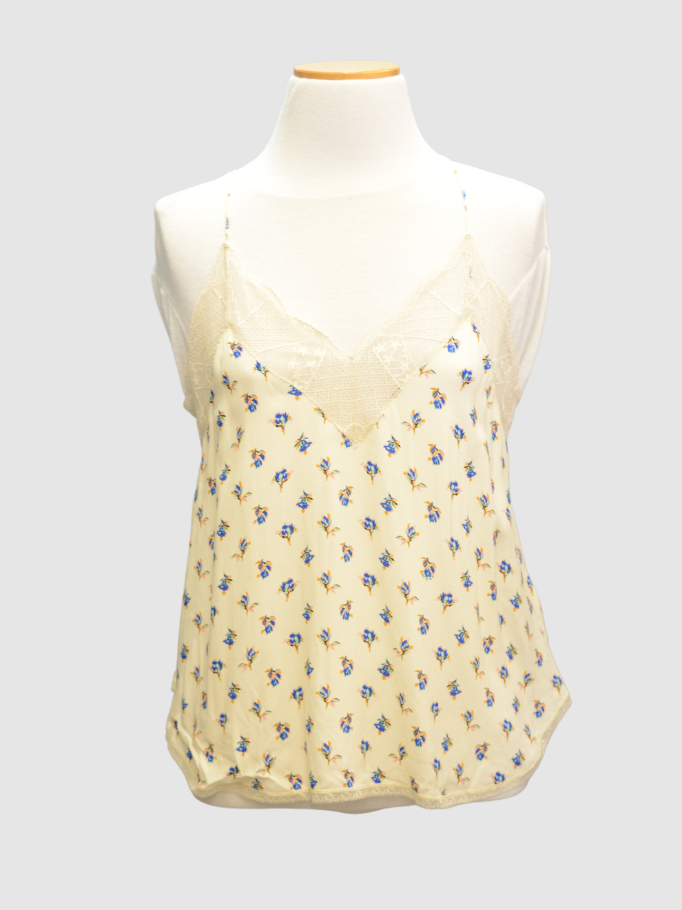 Cremeweißes Spitzentop von Zadig & Voltaire
