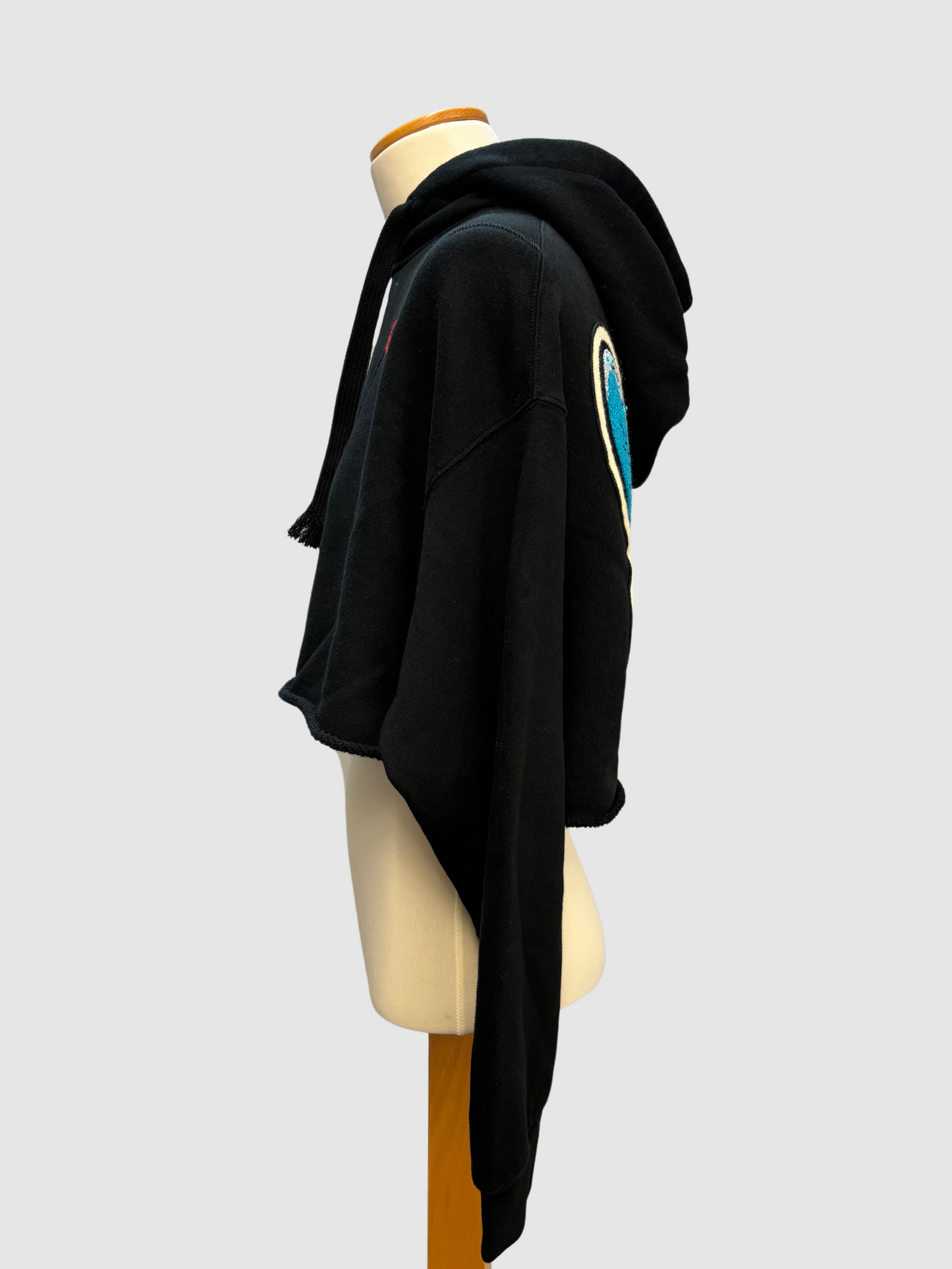 Schwarzer cropped Lunar New Year Hoodie von Gucci