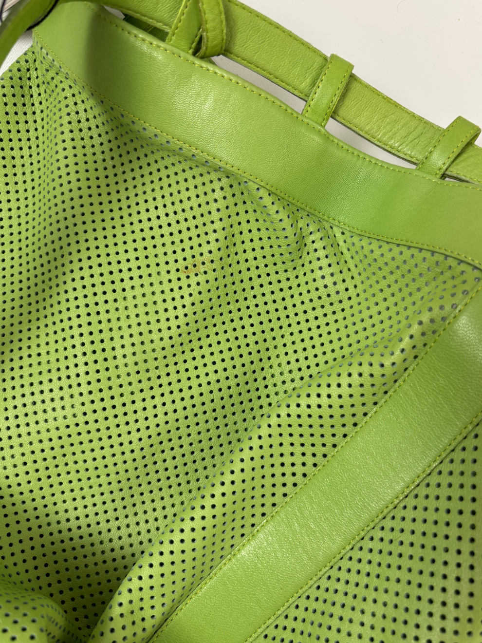 Grüne Vintage Céline Bucket Bag