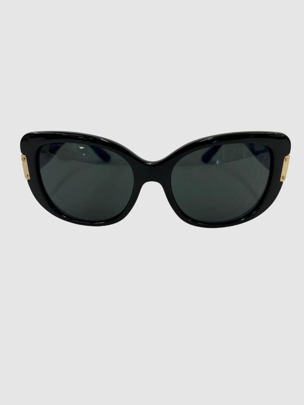 Sonnenbrille mit königsblauen Bügeln von Gianni Versace
