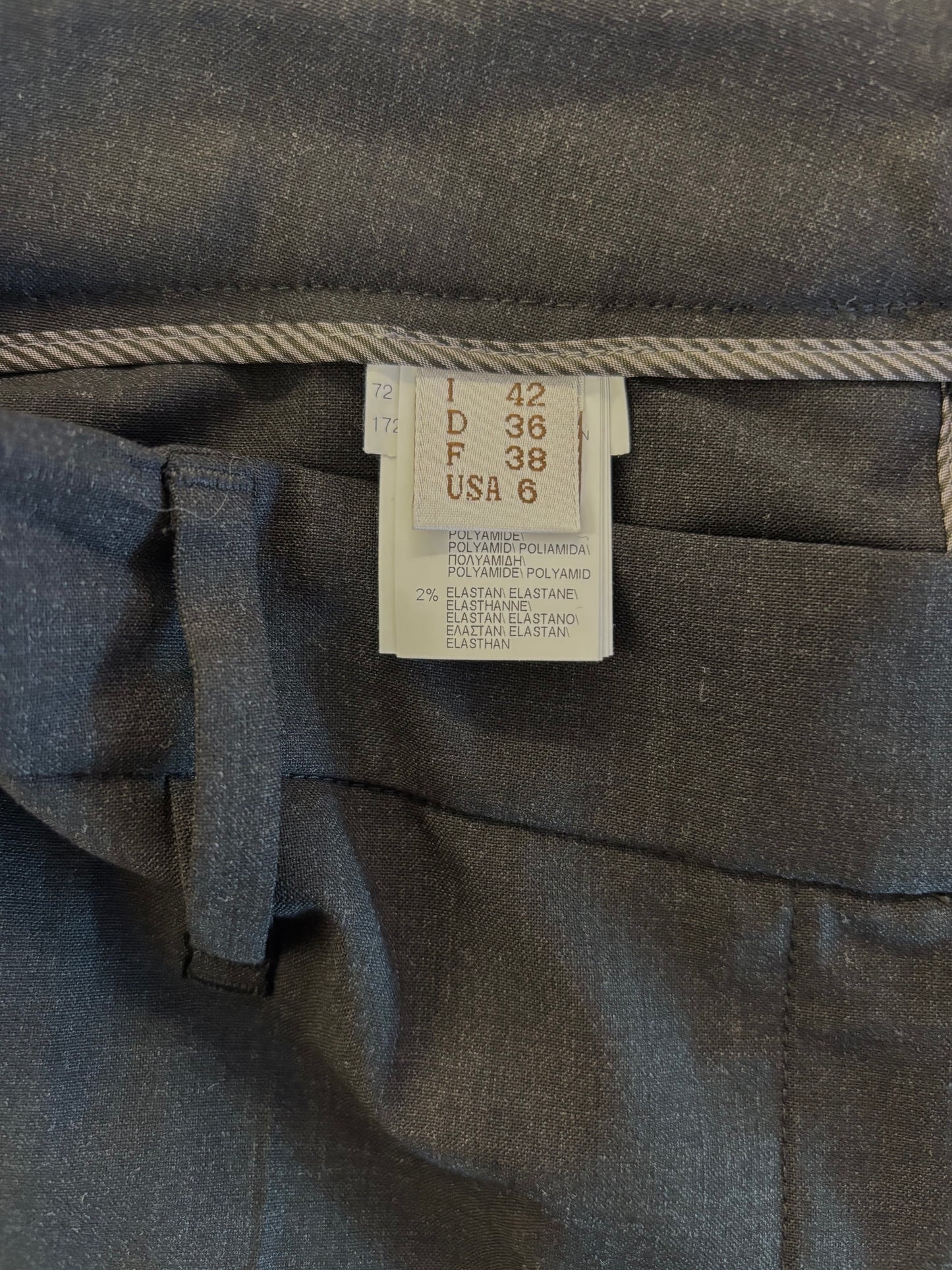Dunkelgraue Wollhose von Brunello Cucinelli