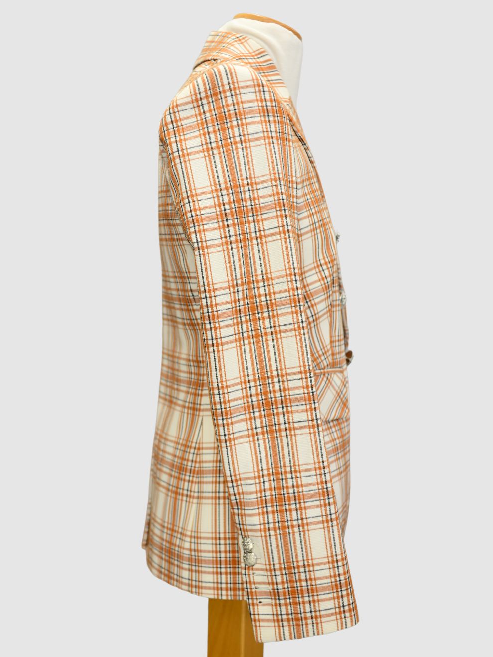 Braun-weißer Blazer von Veronica Beard