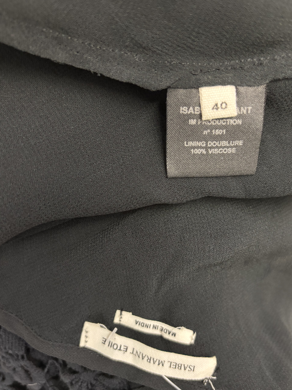 Schwarzes Häkelkleid von Isabel Marant Étoile