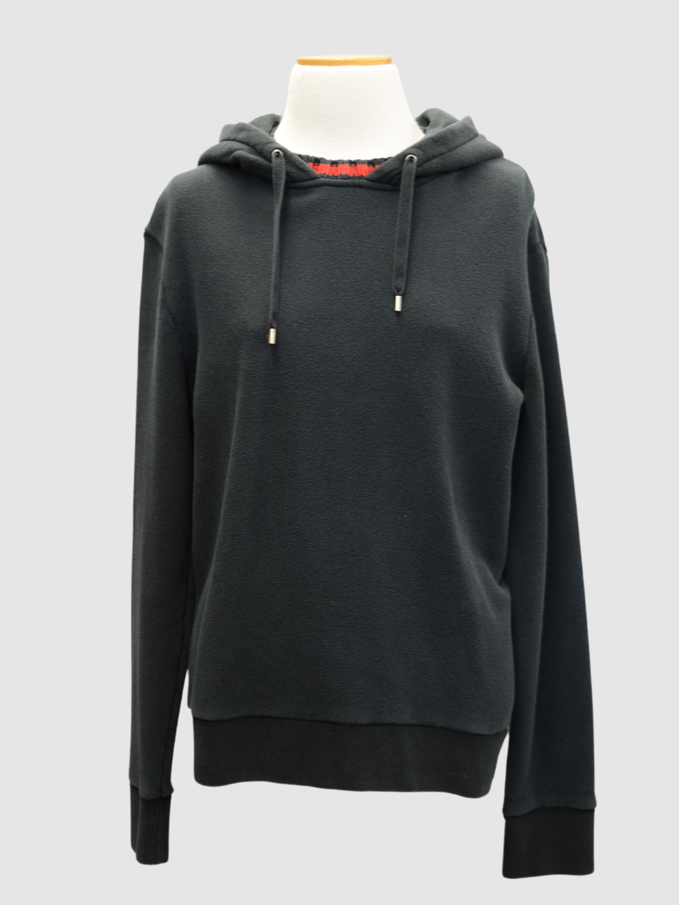 Schwarzer ausgewaschener Hoodie von Gucci