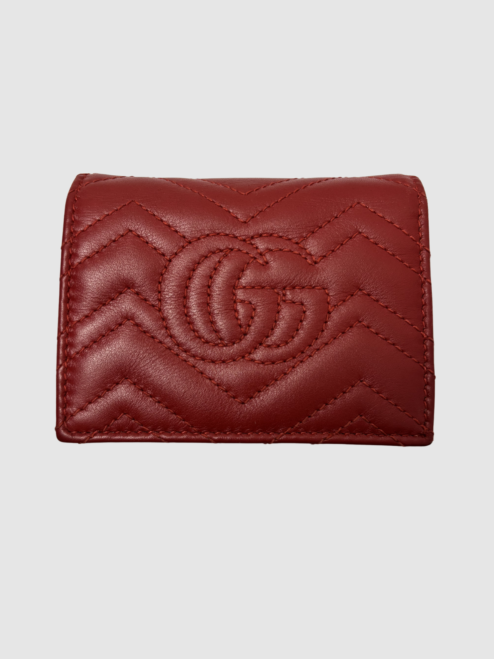 Rote GG Marmont Geldbörse von Gucci