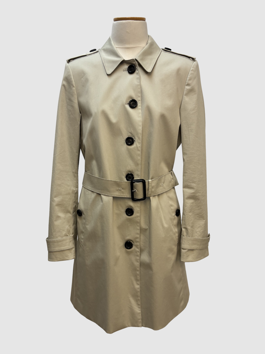 Hellbeiger Kurzmantel einreihig Burberry