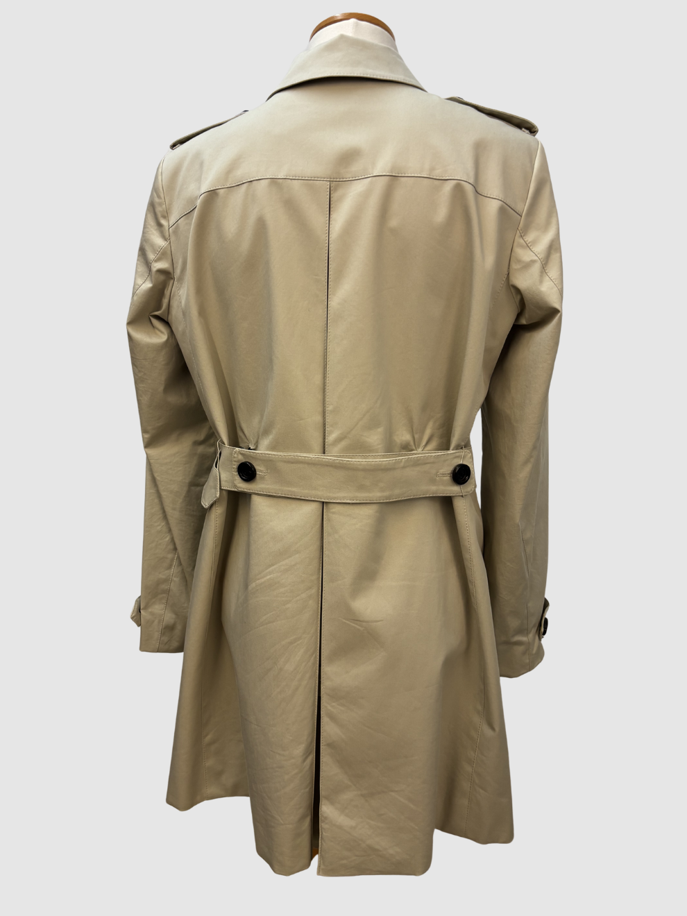 Hellbeiger Kurzmantel einreihig Burberry