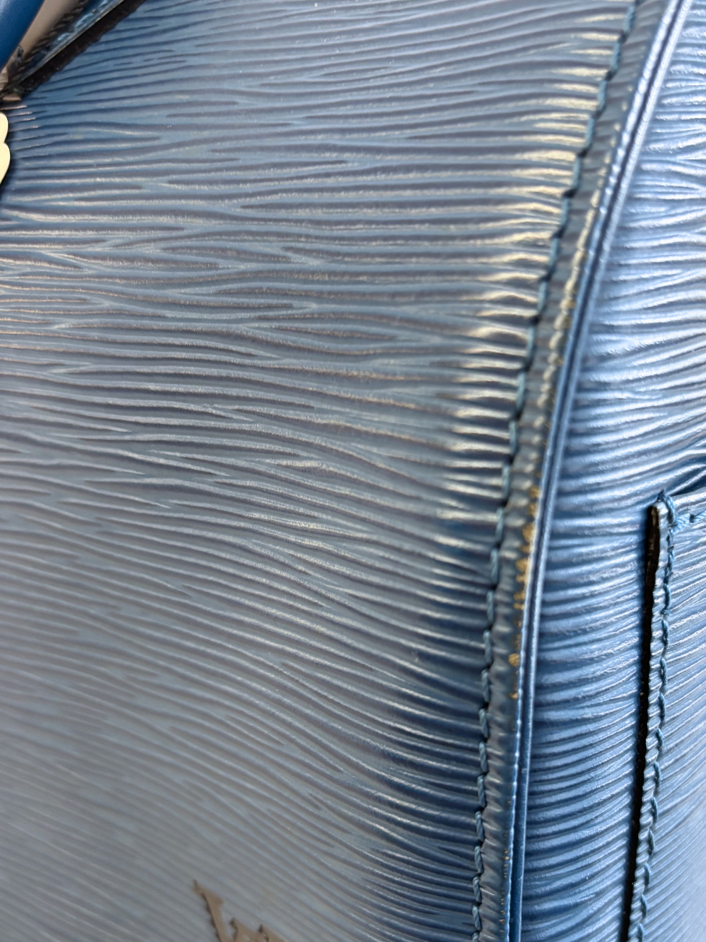 Blaue Speedy 30 von Louis Vuitton