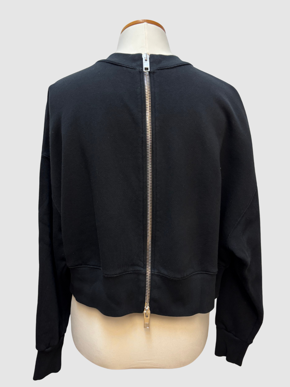 Schwarzes cropped Sweatshirt von Gucci