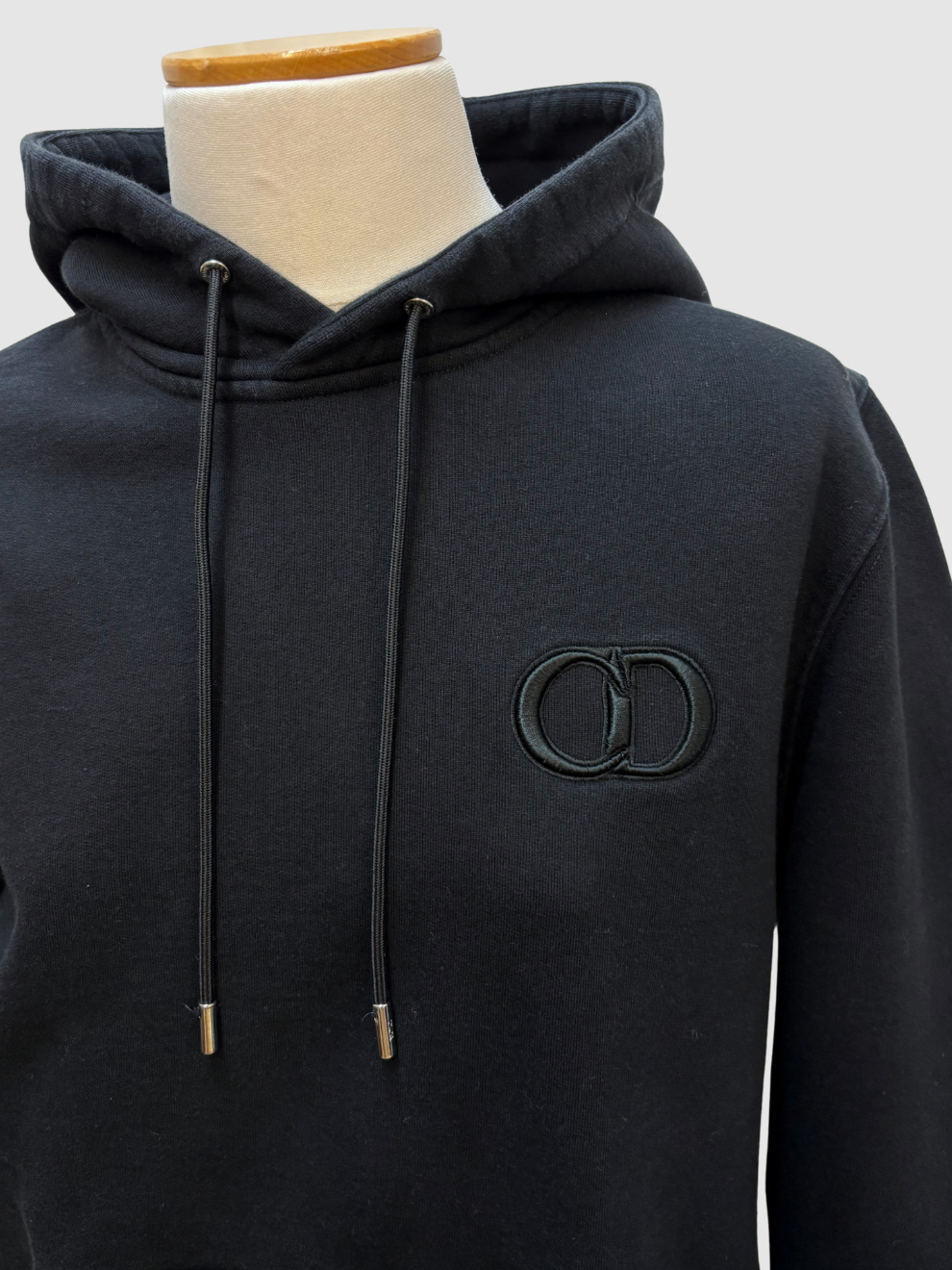 Schwarzer Hoodie CD Icon von Dior