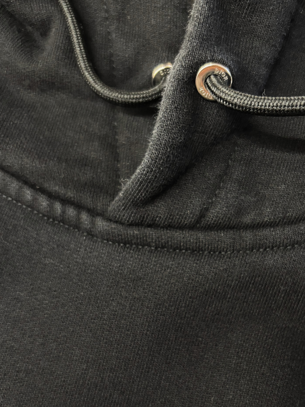 Schwarzer Hoodie CD Icon von Dior