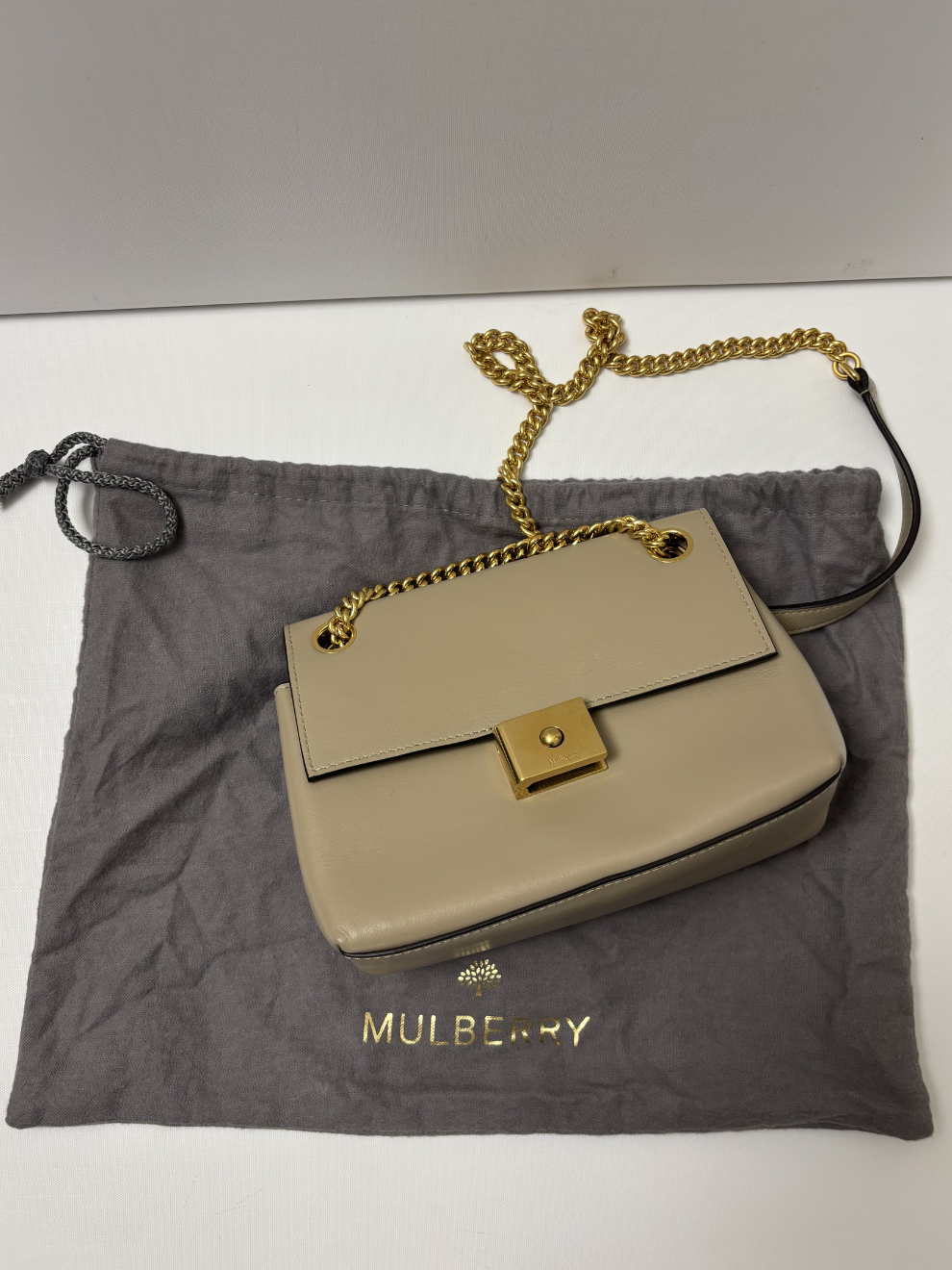 Beigefarbene Cheyne Crossbody-Tasche von Mulberry