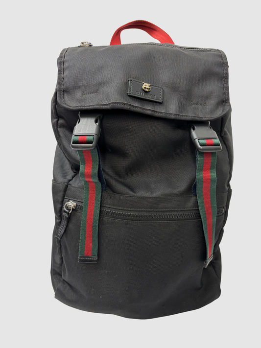 Schwarzer Rucksack von Gucci
