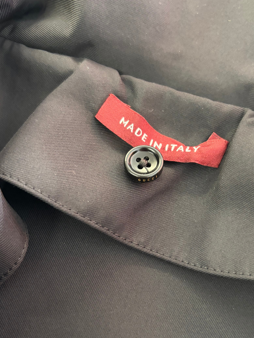 Schwarze Windbreaker Jacke von Gucci