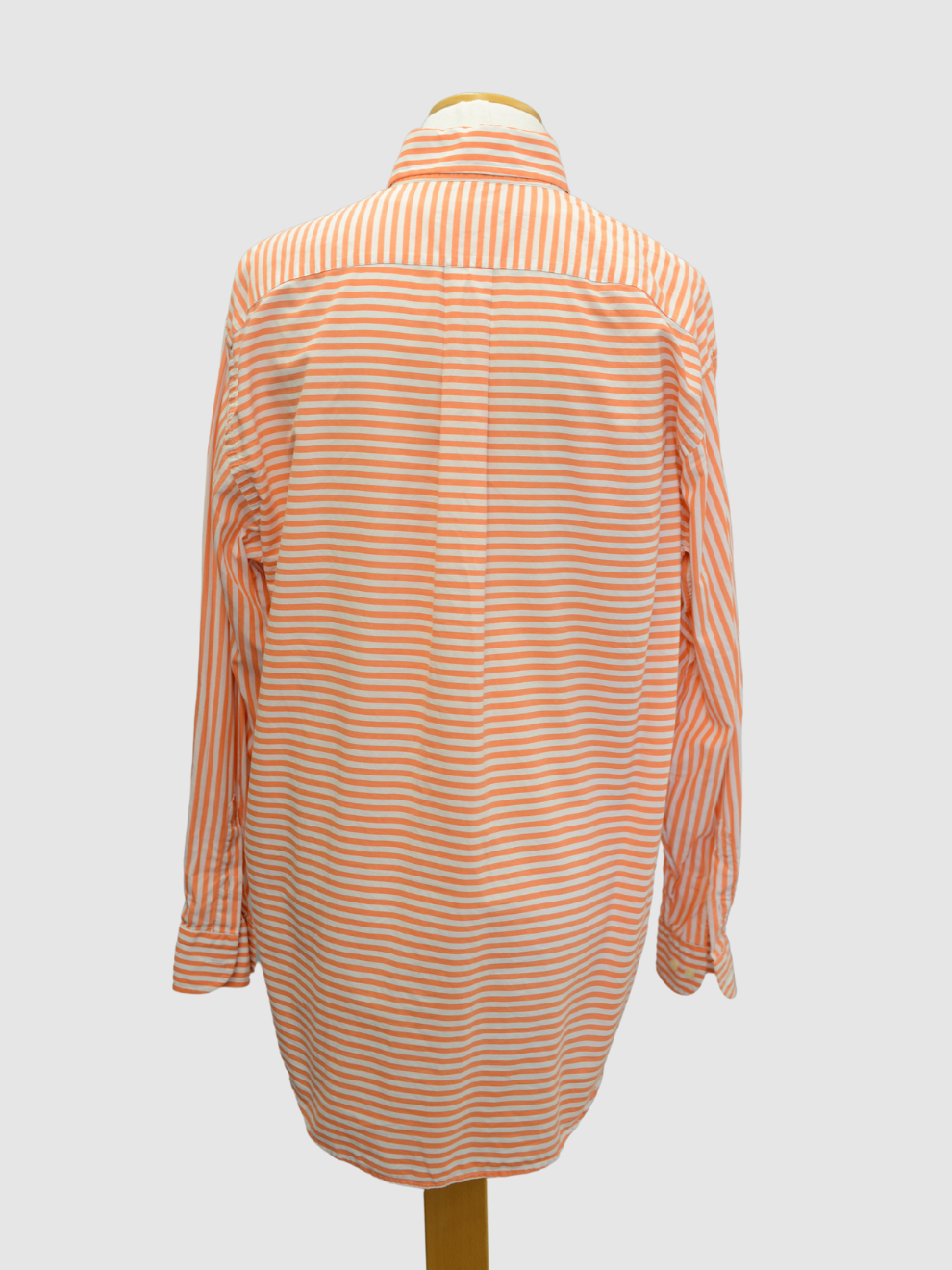 Orange-weiß gestreifte Oversize-Bluse von Etro