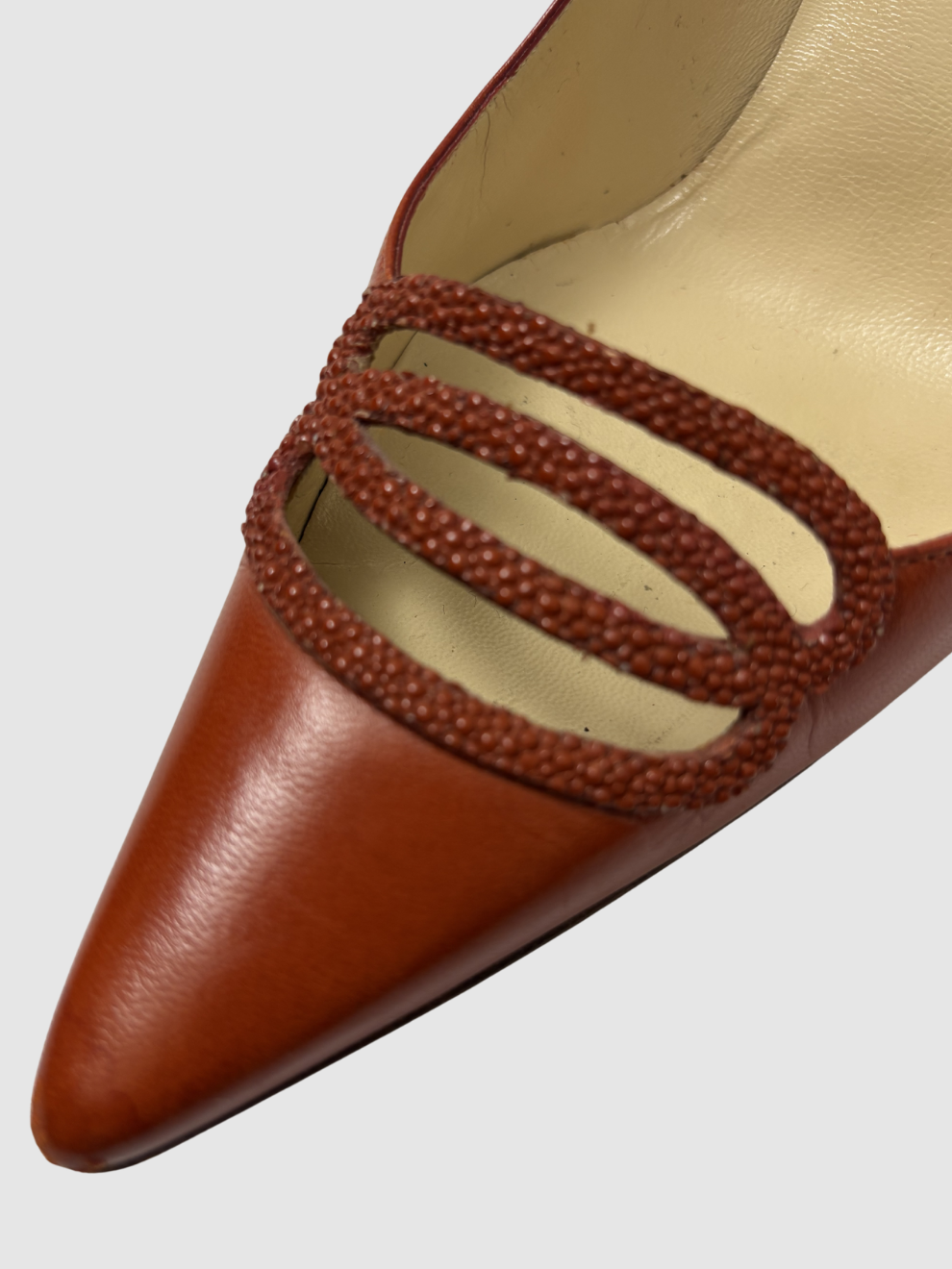 Rostrote spitze Pumps von Jimmy Choo
