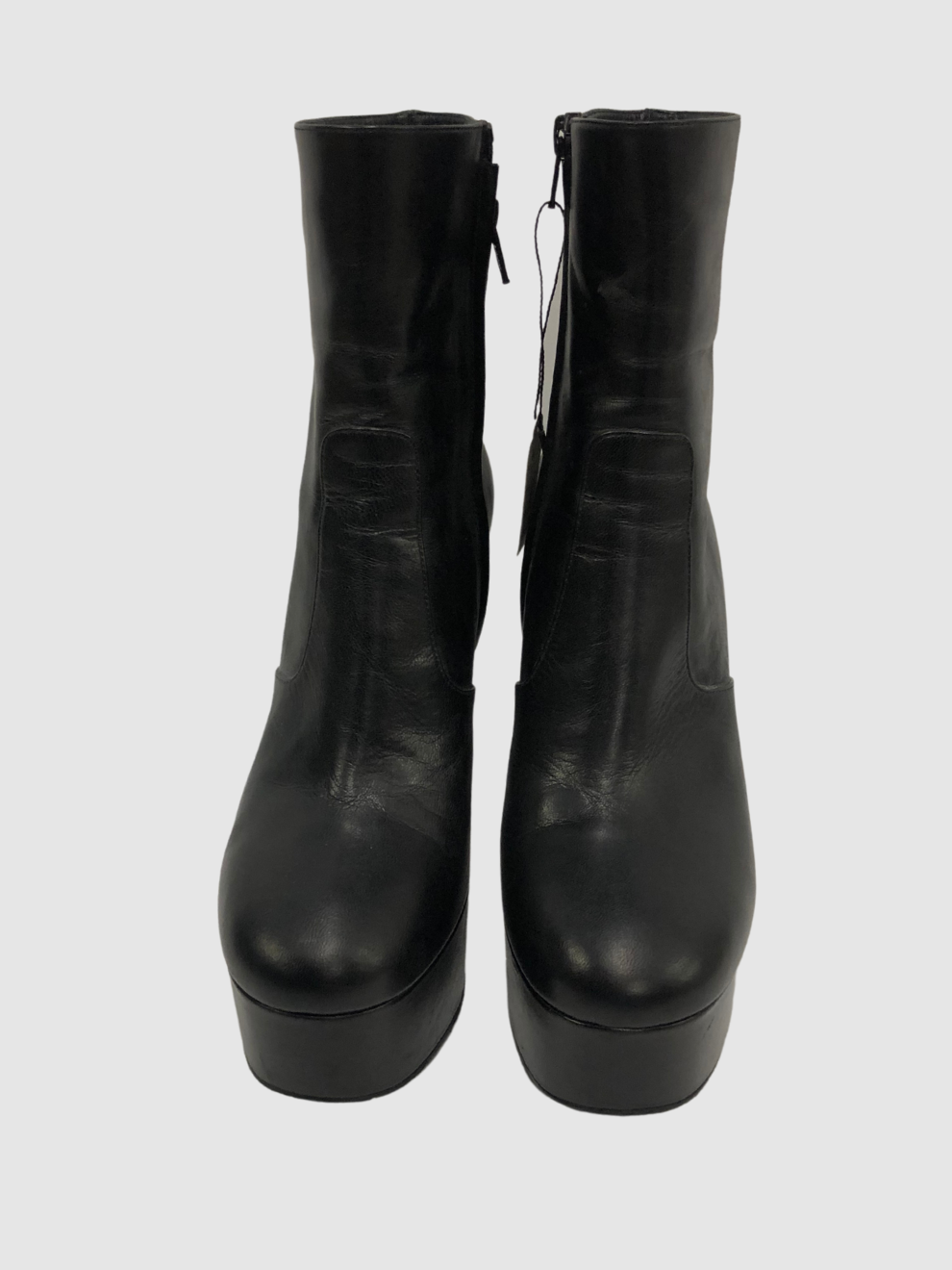 Schwarze Plateau-Stiefel Billy von Saint Laurent