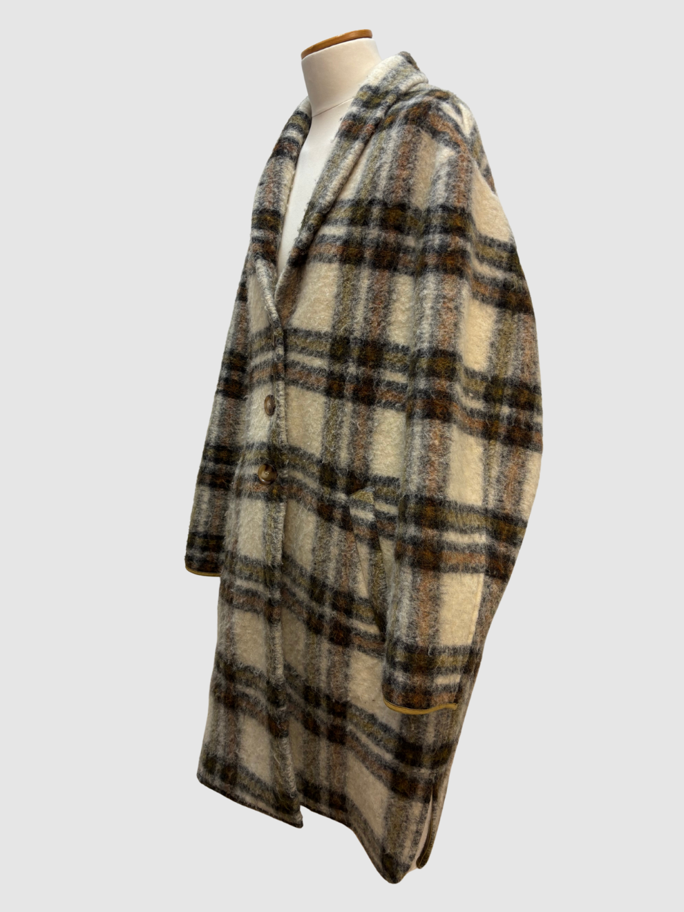 Karierter Wollmantel von Isabel Marant Étoile