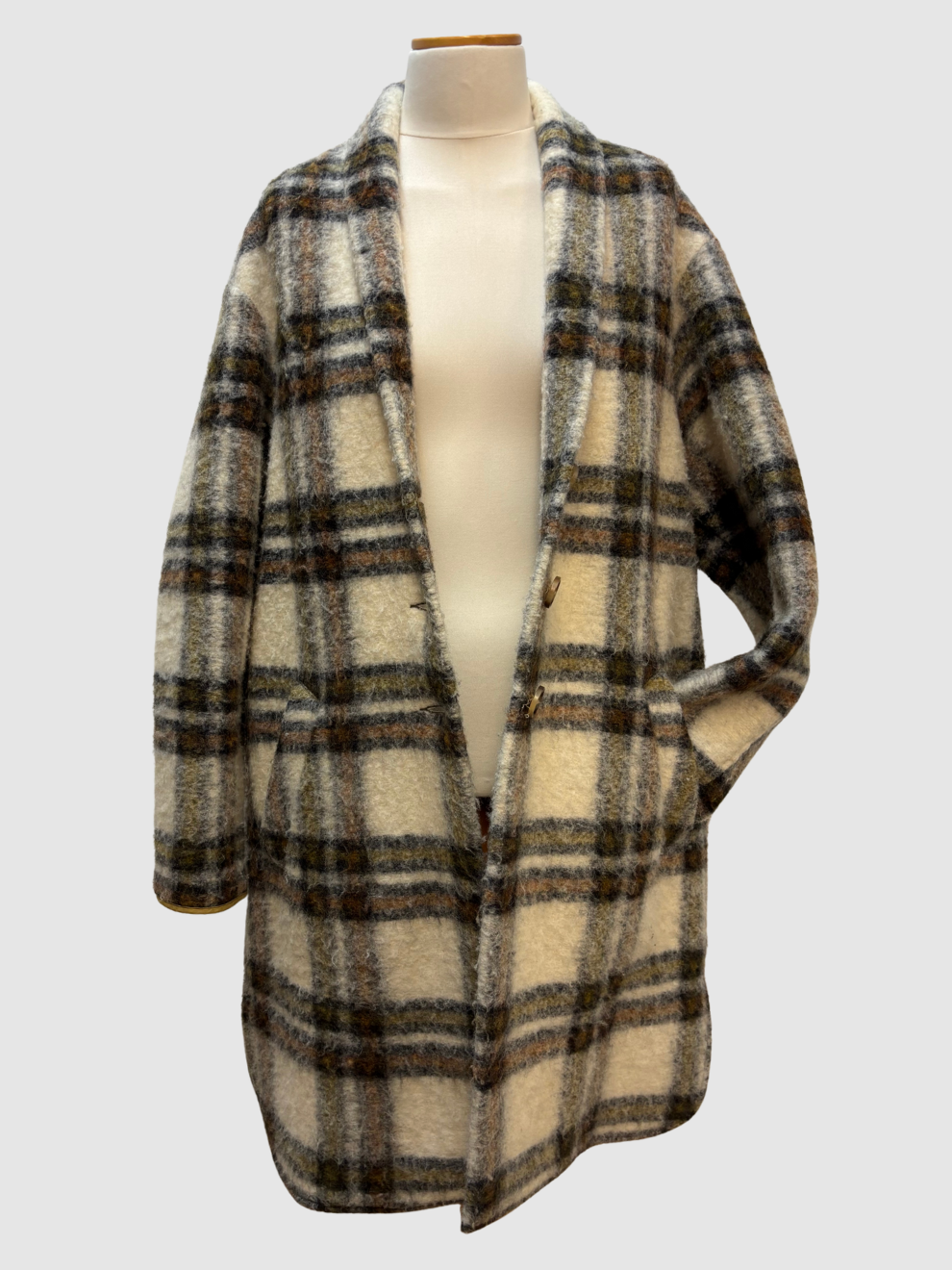 Karierter Wollmantel von Isabel Marant Étoile