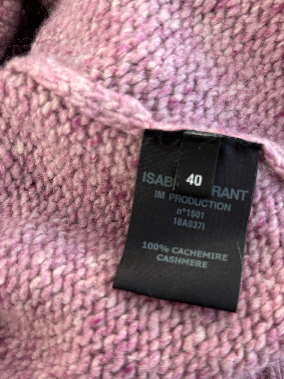 Rosa Kaschmirpullover von Isabel Marant