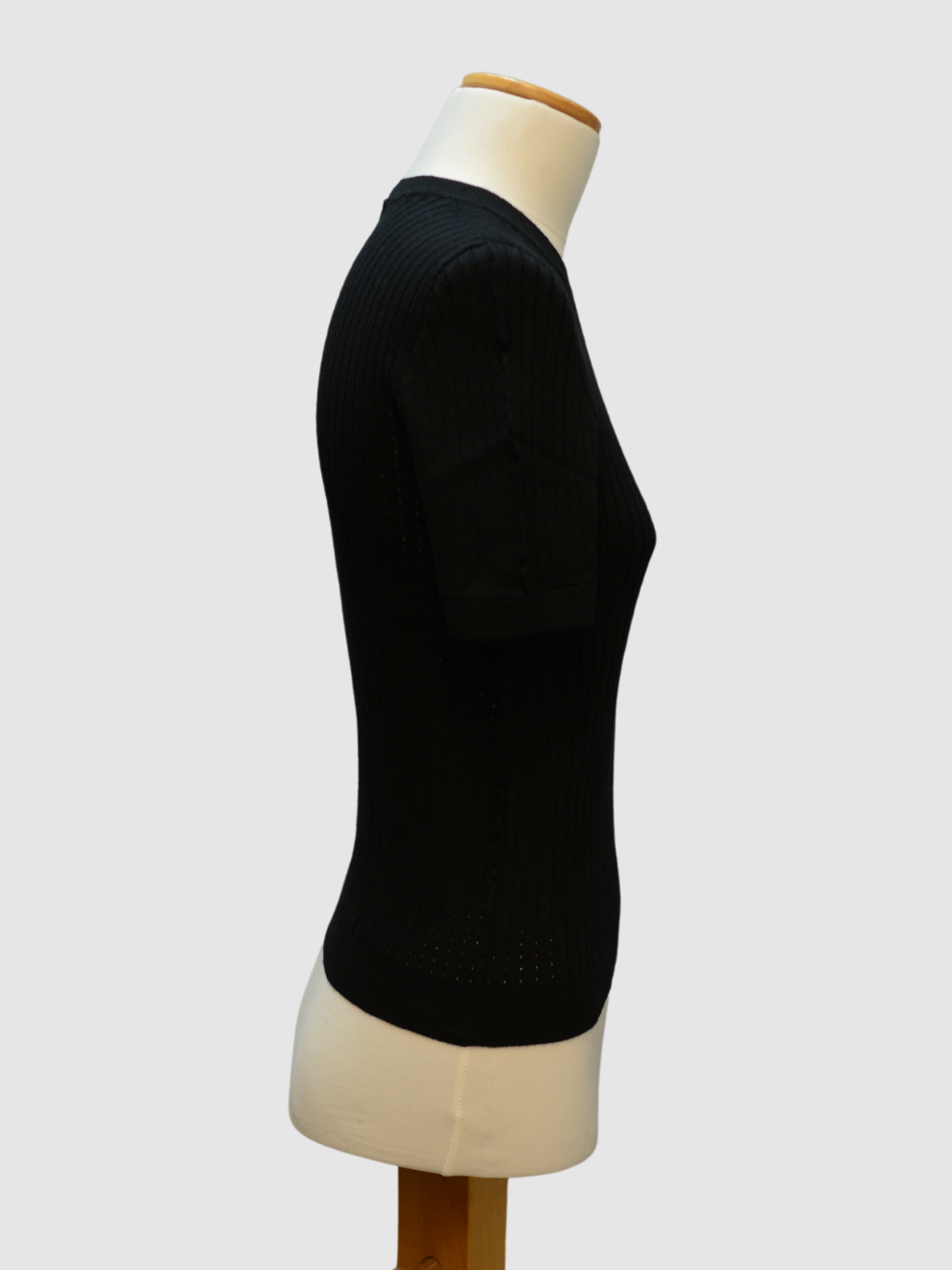 Schwarzes Strick-Top von Chanel