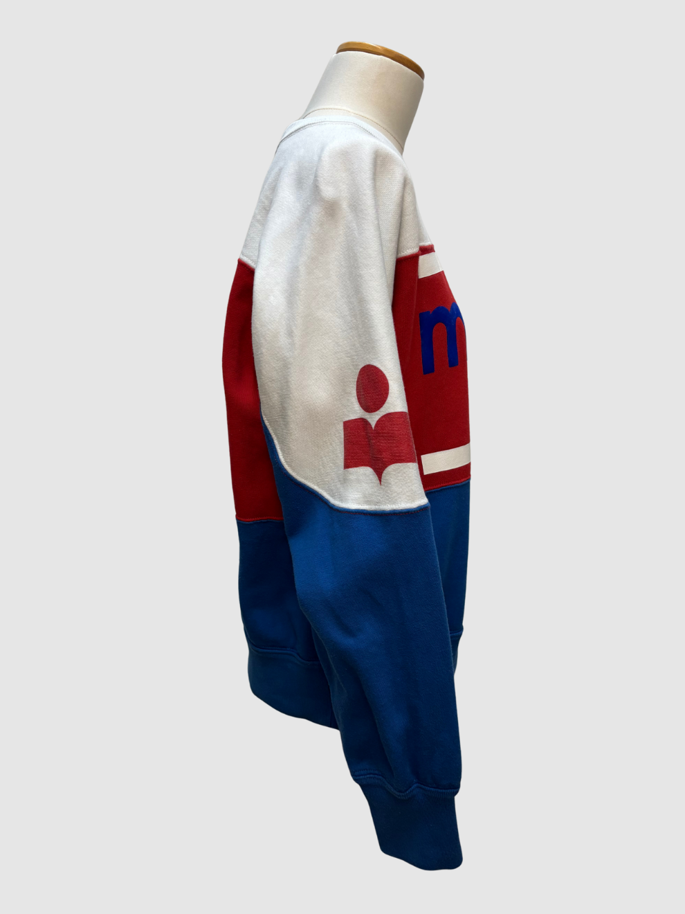Blau-rot-weißes Sweatshirt von Isabel Marant Étoile
