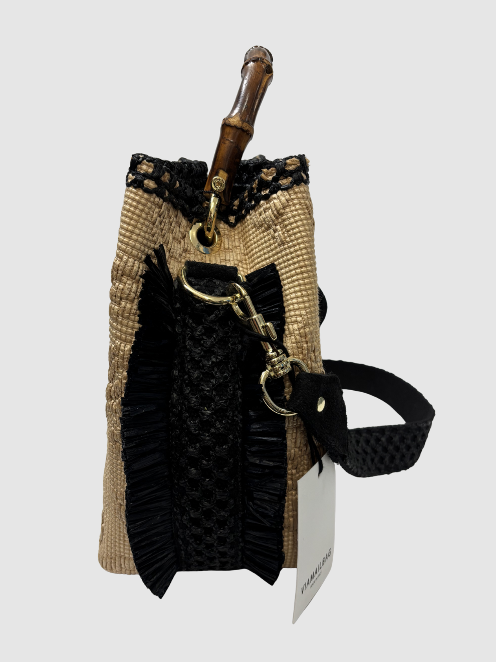 Handtasche mit Bambusgriff von ViaMailBag