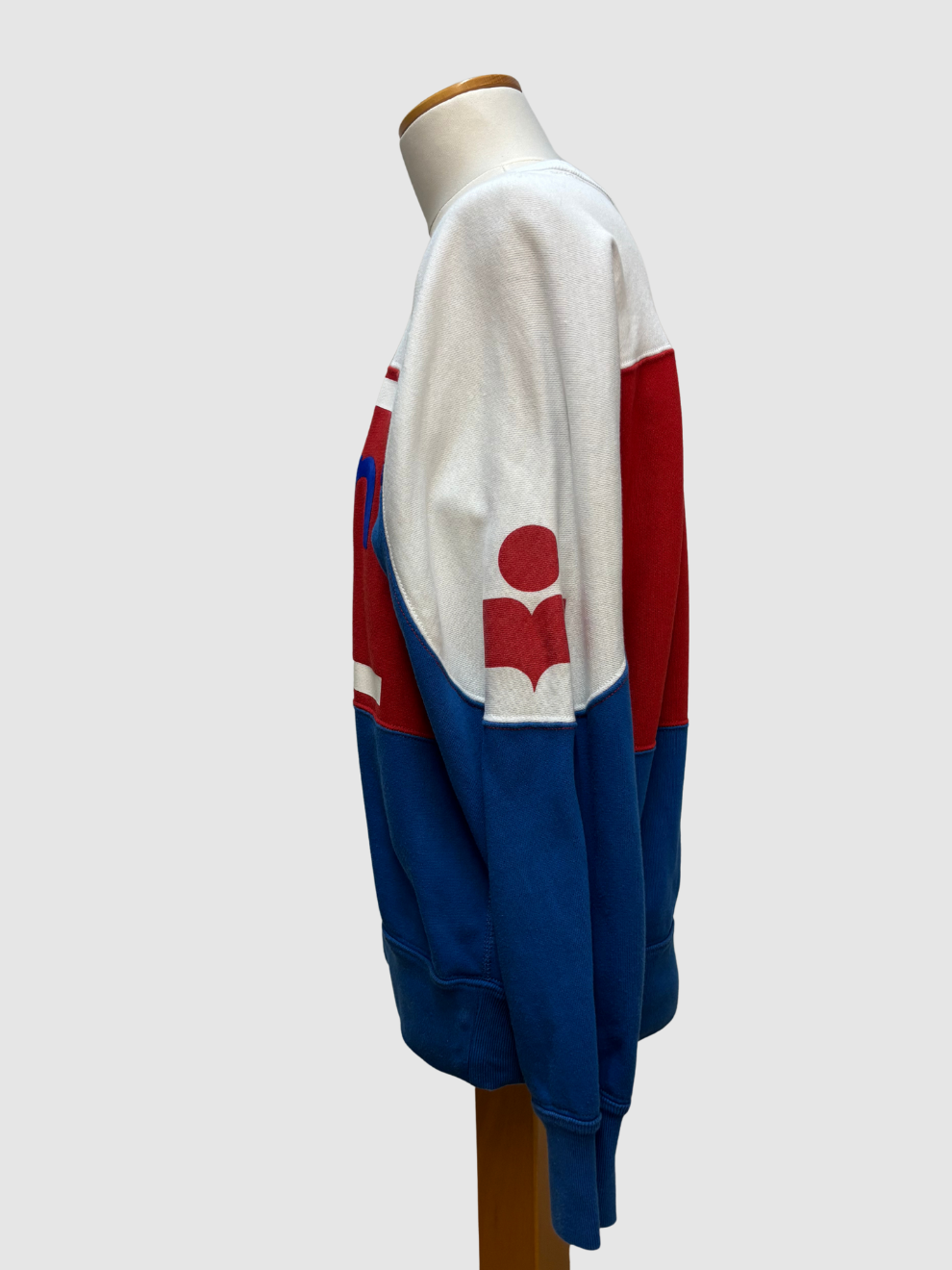 Blau-rot-weißes Sweatshirt von Isabel Marant Étoile