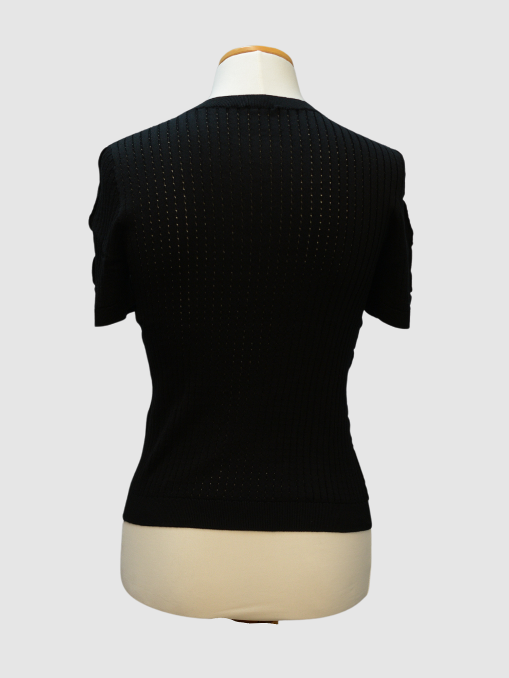 Schwarzes Strick-Top von Chanel