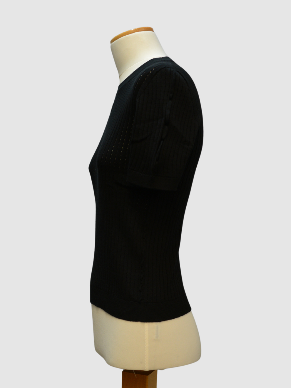 Schwarzes Strick-Top von Chanel