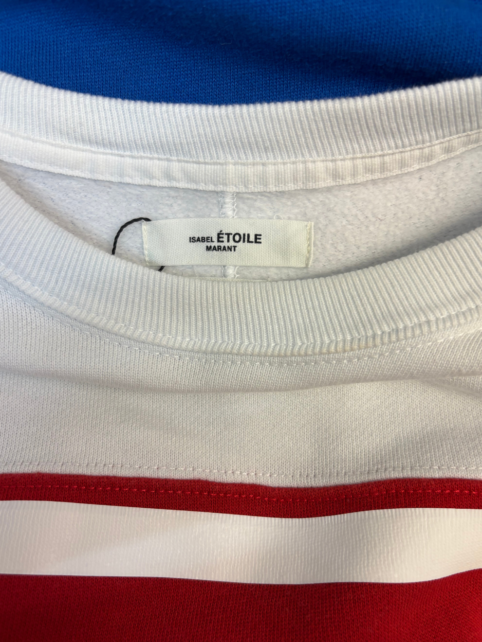 Blau-rot-weißes Sweatshirt von Isabel Marant Étoile
