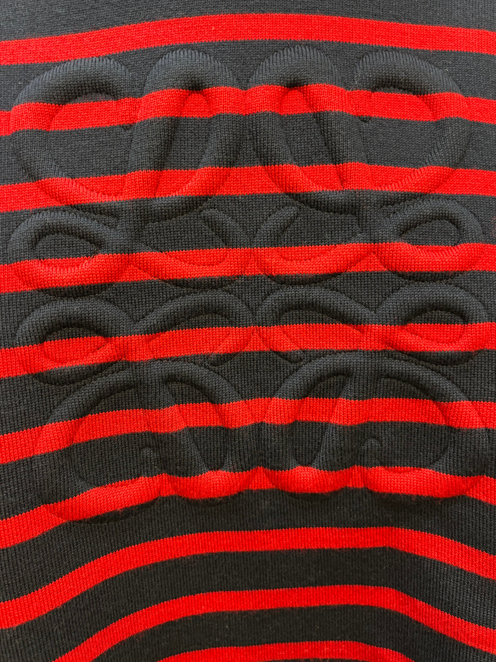 Blau-rot gestreifter Pullover von Loewe