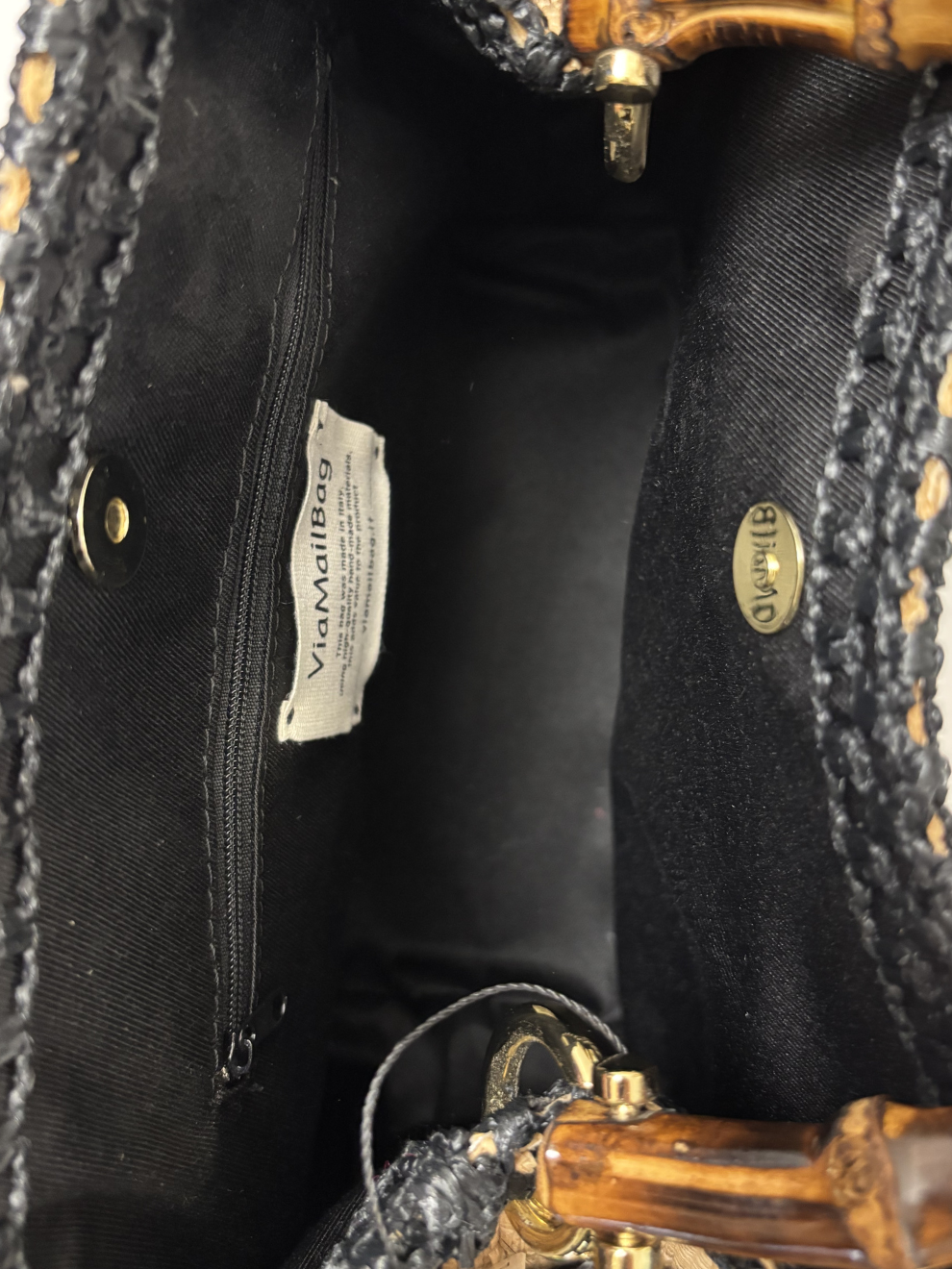 Handtasche mit Bambusgriff von ViaMailBag