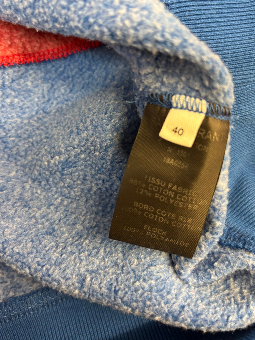 Blau-rot-weißes Sweatshirt von Isabel Marant Étoile