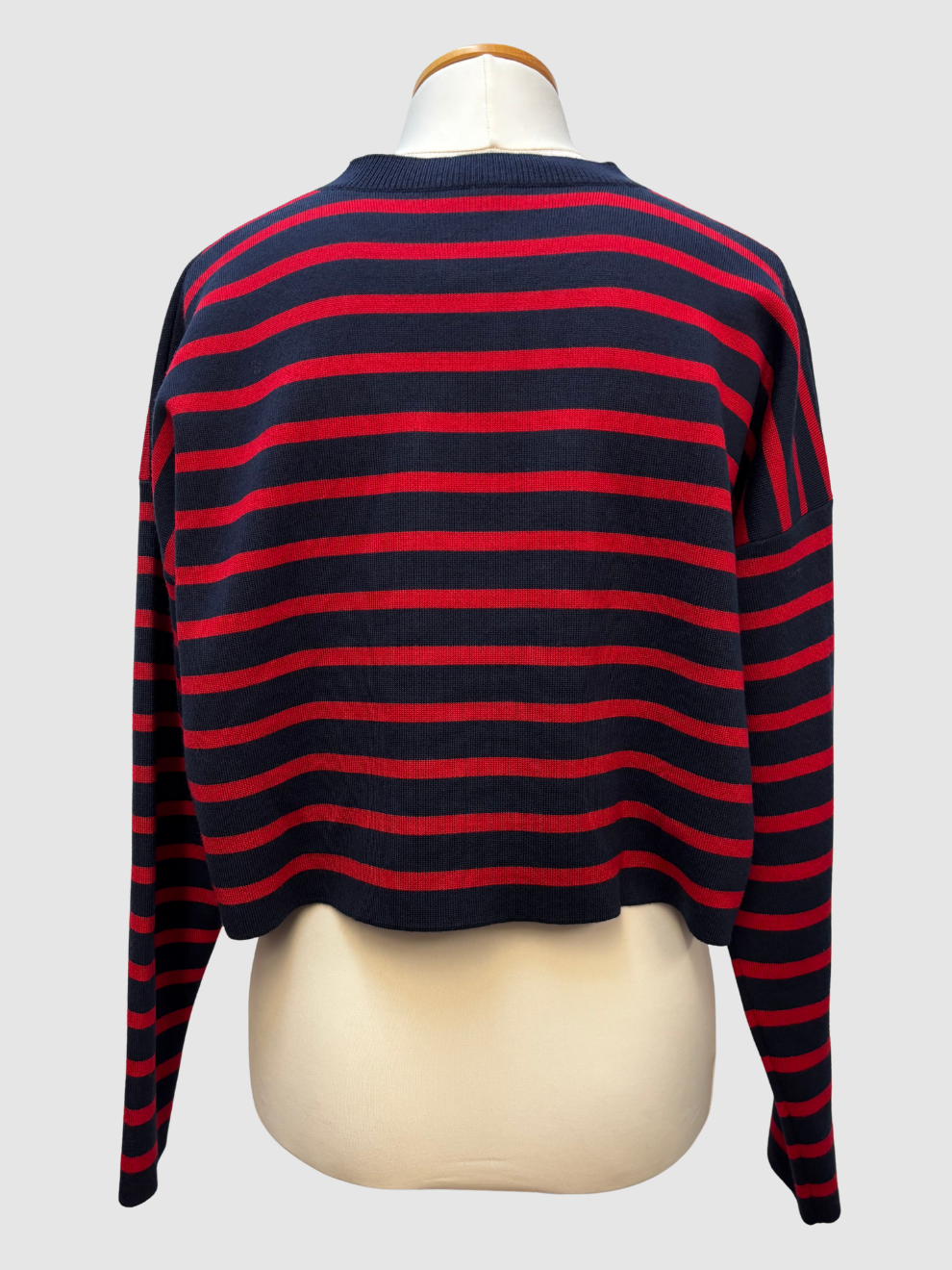 Blau-rot gestreifter Pullover von Loewe