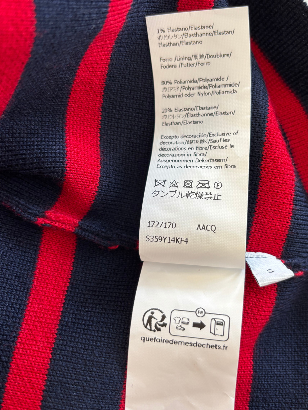 Blau-rot gestreifter Pullover von Loewe