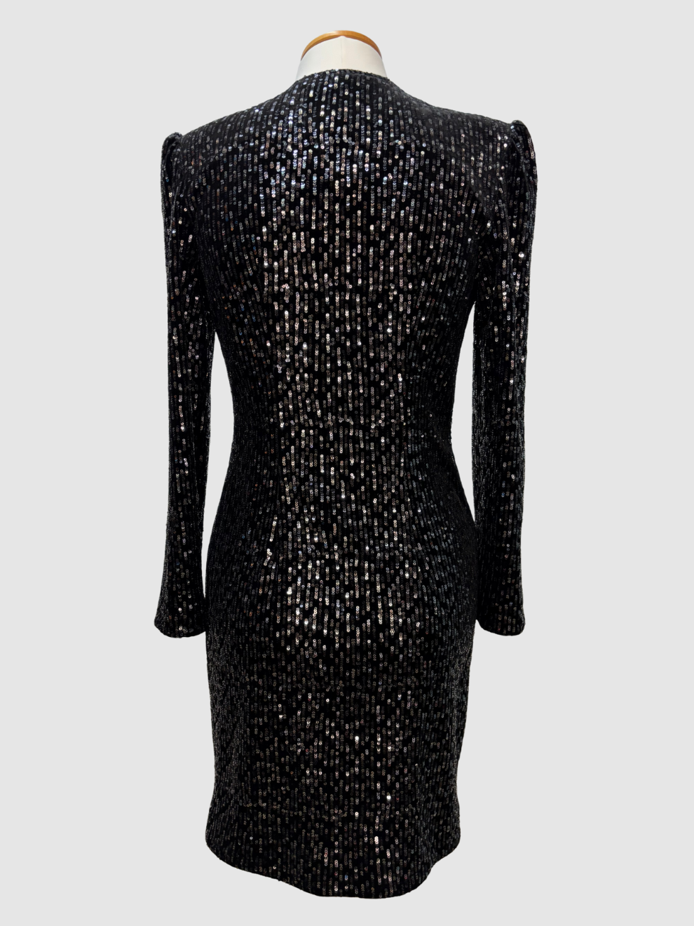 Schwarzes Pailletten-Kleid von Maje