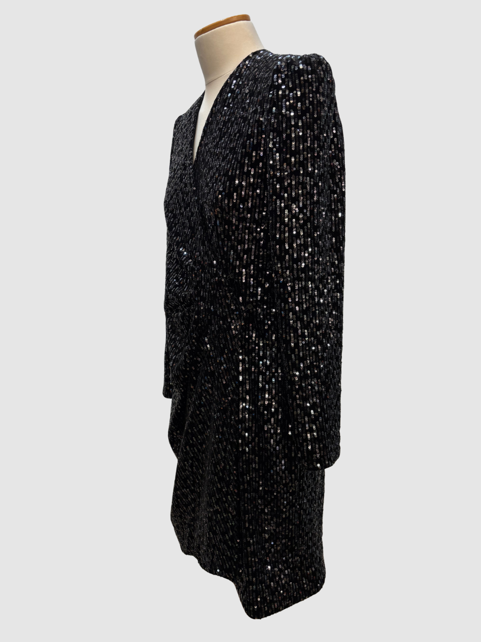 Schwarzes Pailletten-Kleid von Maje