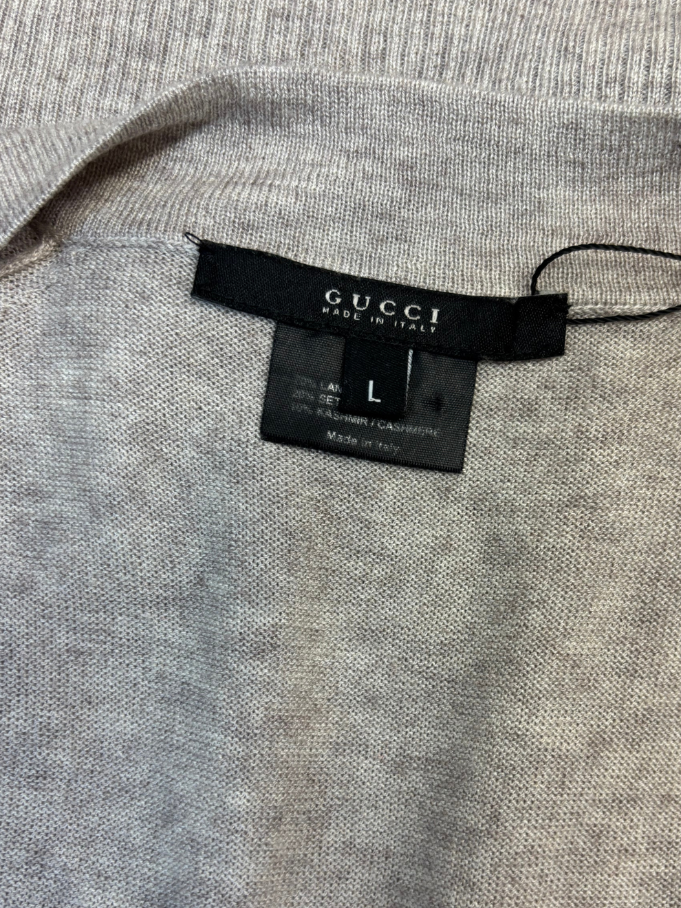 Sandfarbener Cardigan von Gucci