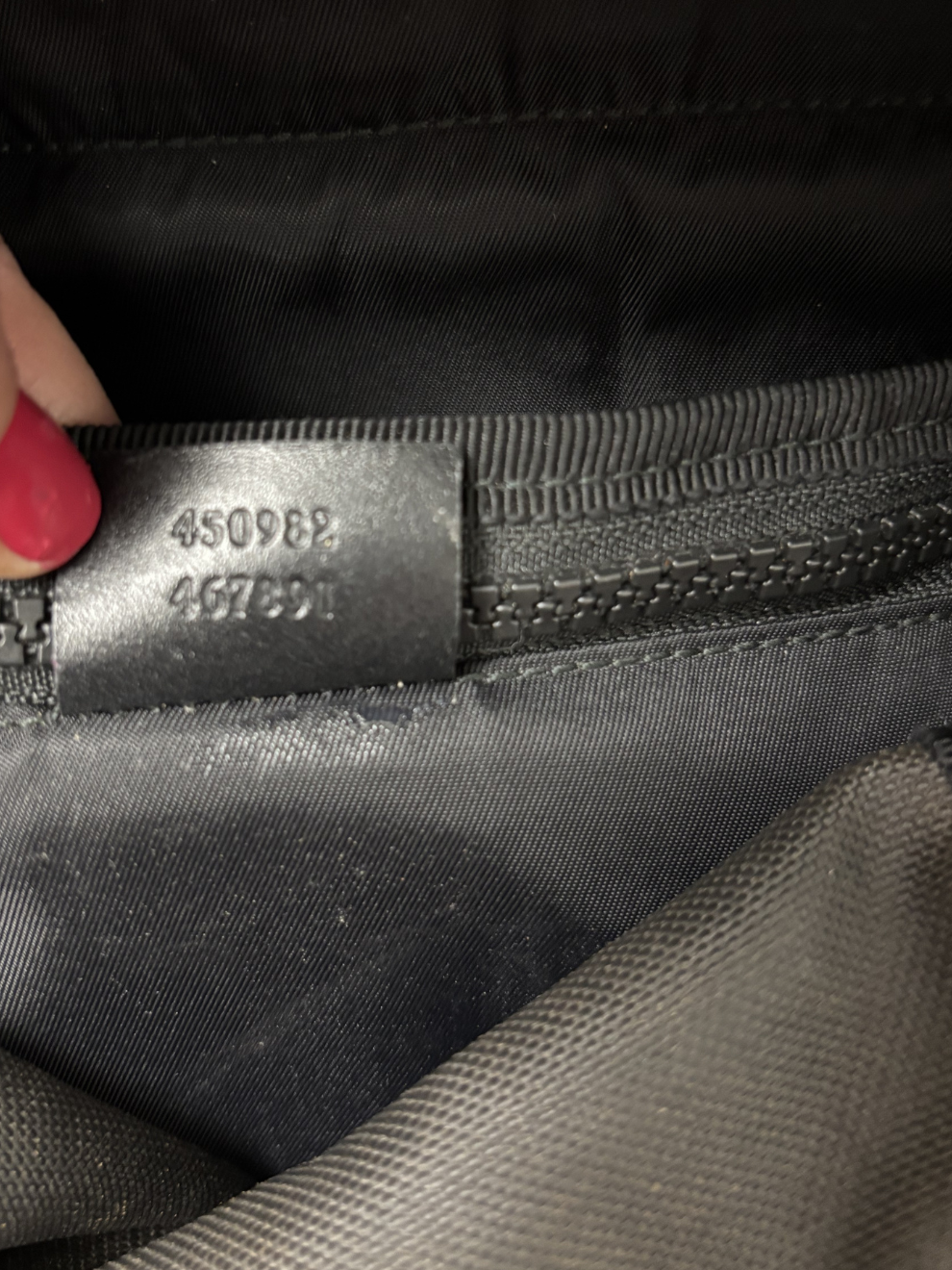 Schwarzer Rucksack von Gucci