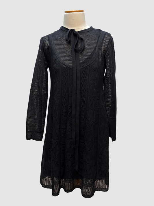 Schwarzes Strickkleid von Missoni