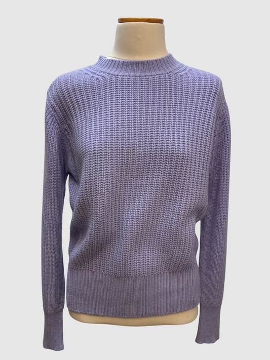Lila Kaschmir-Pullover von Stephan Boya