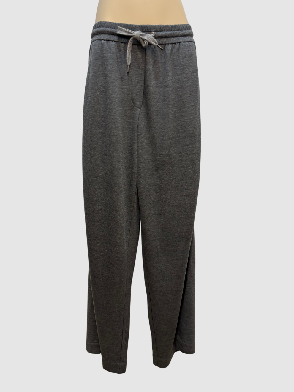 Graue flared Hose von Brunello Cucinelli