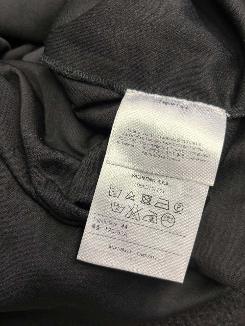 Schwarzes Strickkleid von Missoni