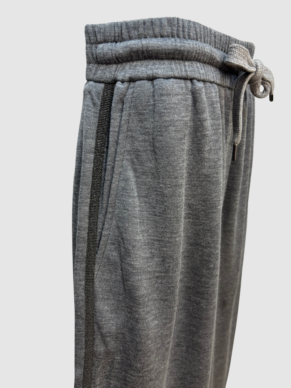 Graue flared Hose von Brunello Cucinelli