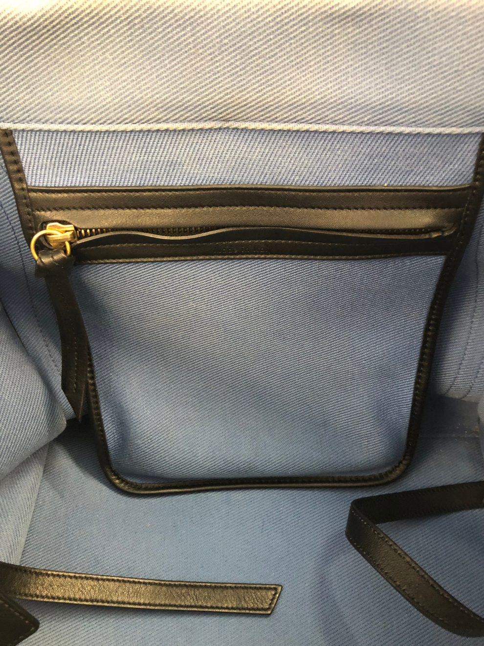 Phantom Luggage in Denim von Céline