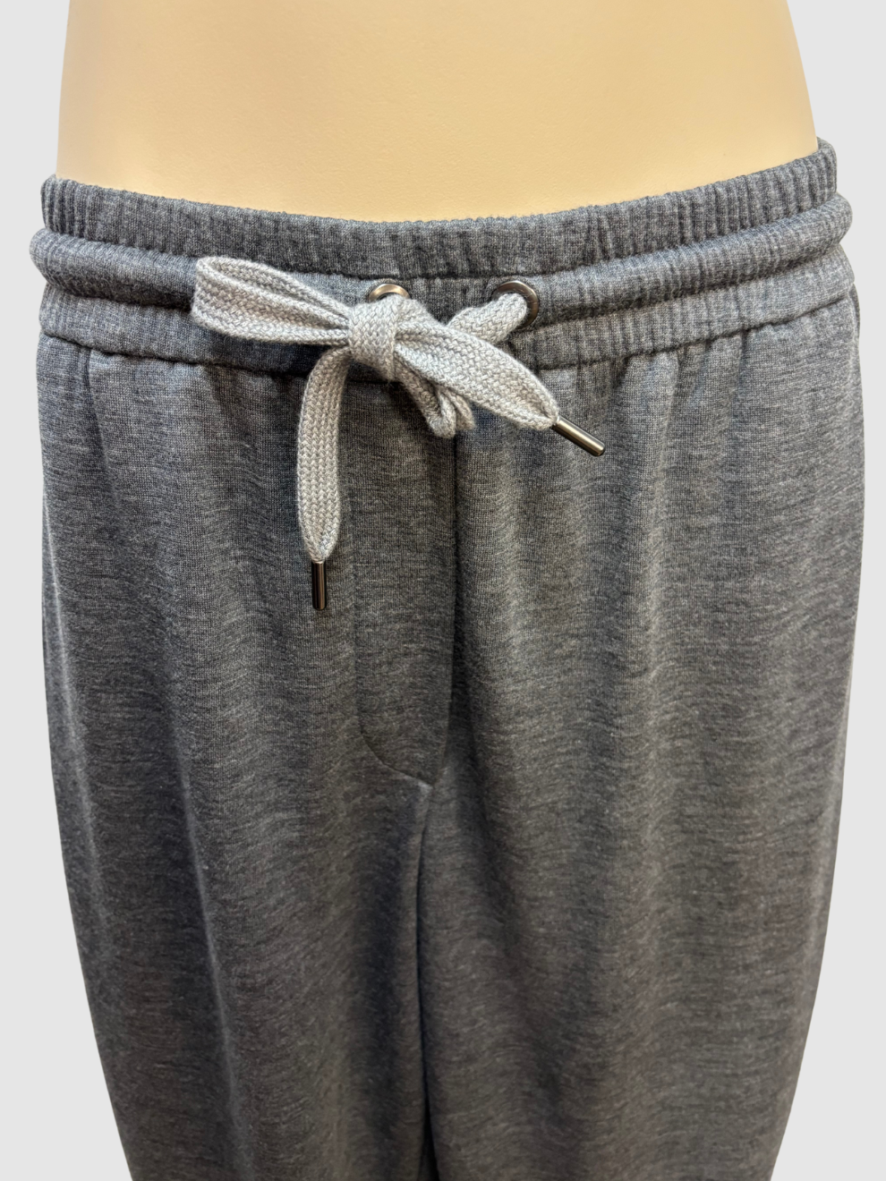 Graue flared Hose von Brunello Cucinelli